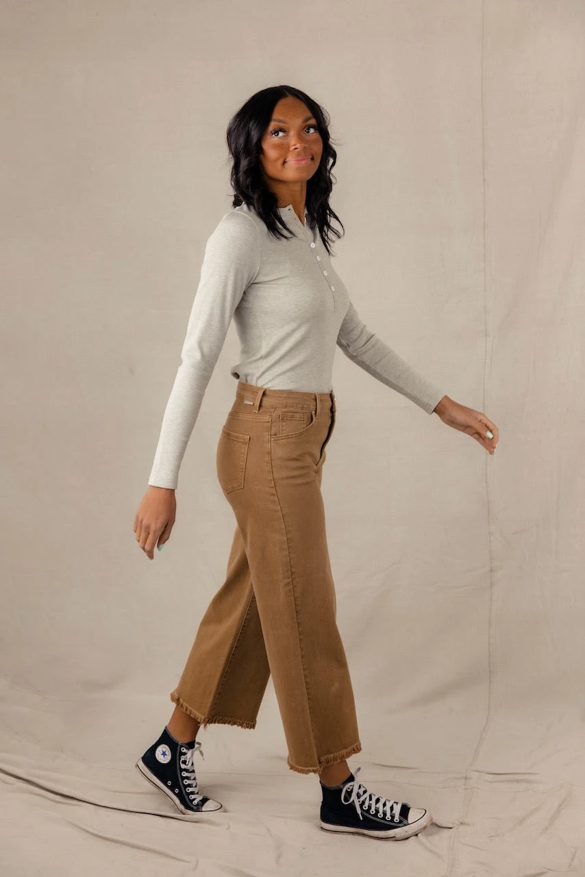 Laurie High Rise Raw Edge Pants - Image 5