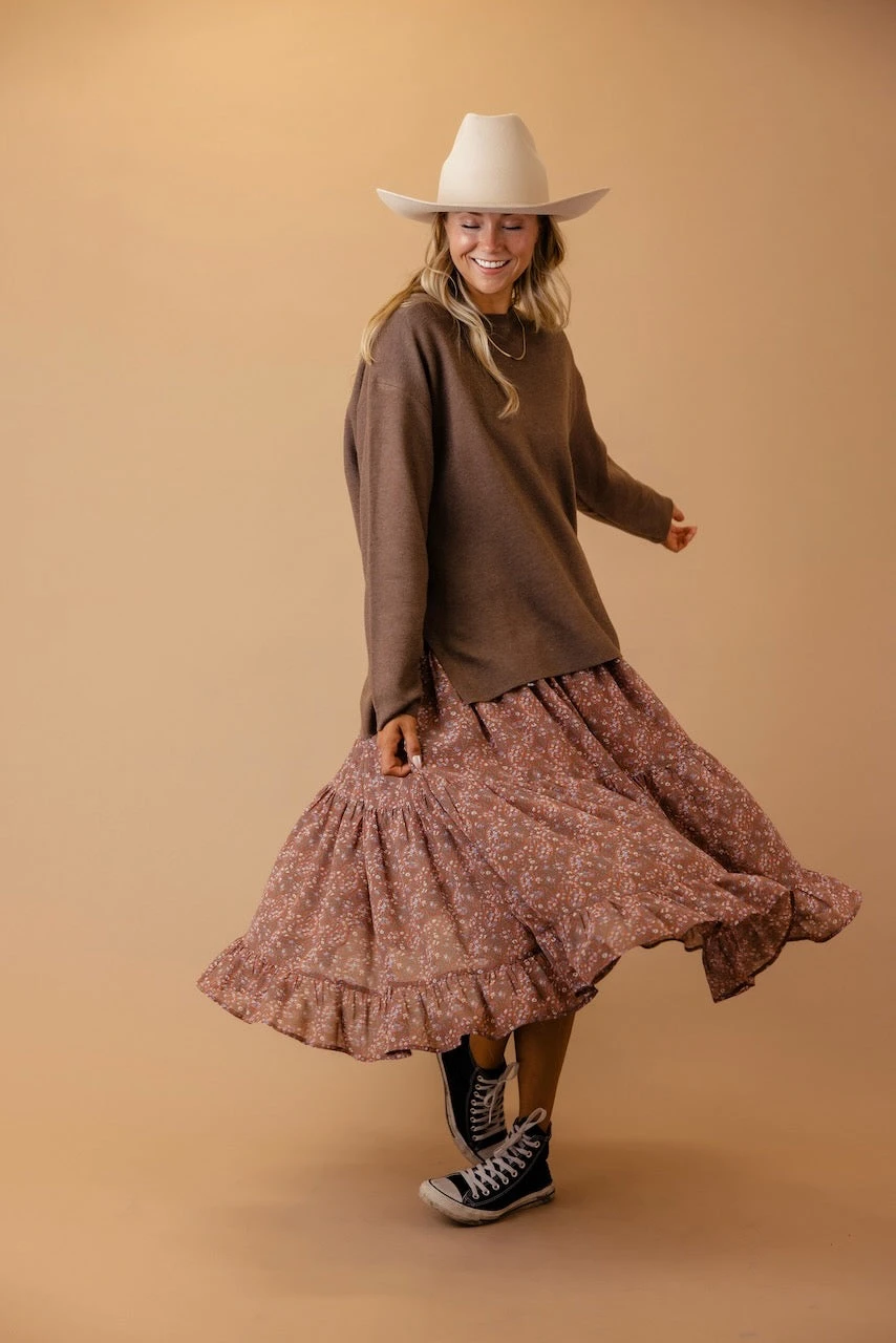 The Abbey Tiered Midi Dress - Image 9