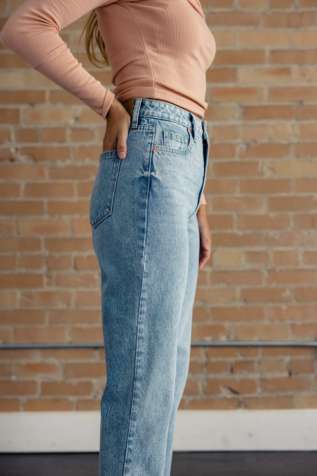 Blake High Rise Mom Jeans - Image 5