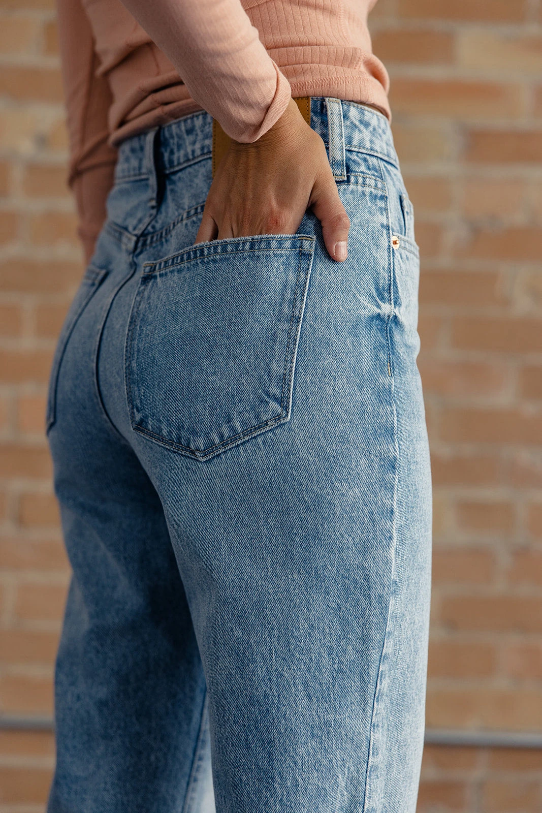 Blake High Rise Mom Jeans - Image 2