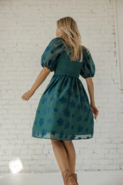 Hope Will Overcome Puff Sleeve Dress