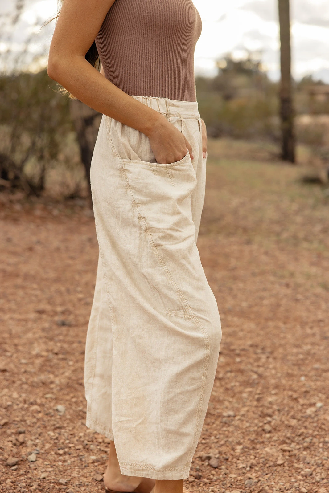 Free People High Road Pull On Barrel Pants - Image 4