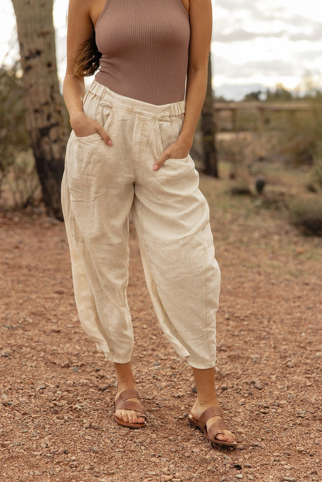Free People High Road Pull On Barrel Pants - Image 2