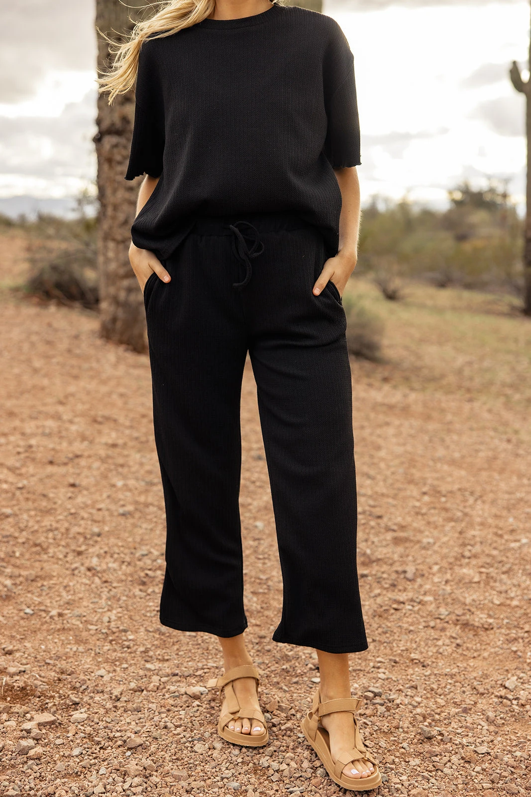 The Iris Textured Pants - Image 2