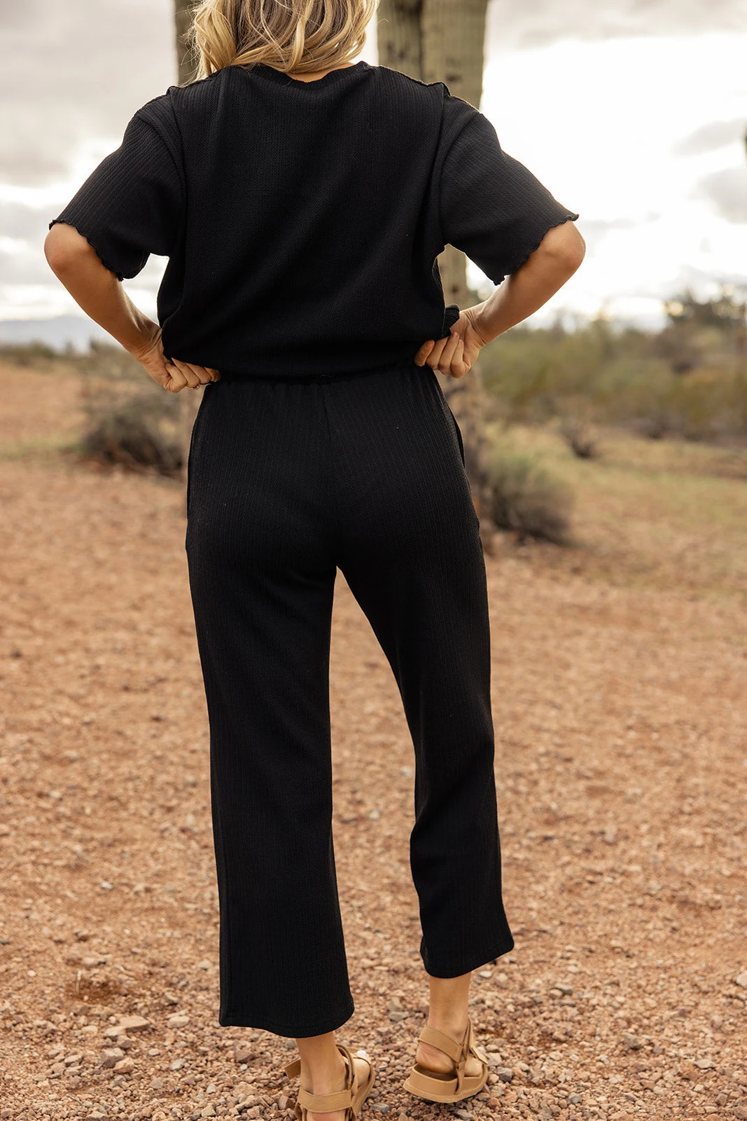 The Iris Textured Pants - Image 5