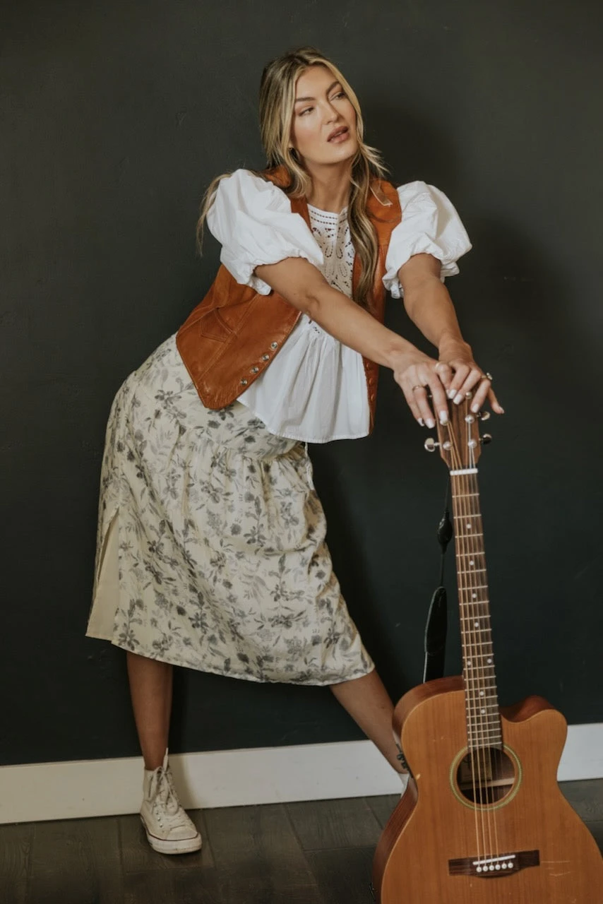 SALT Brookhaven Side Slit Tiered Skirt - Image 4