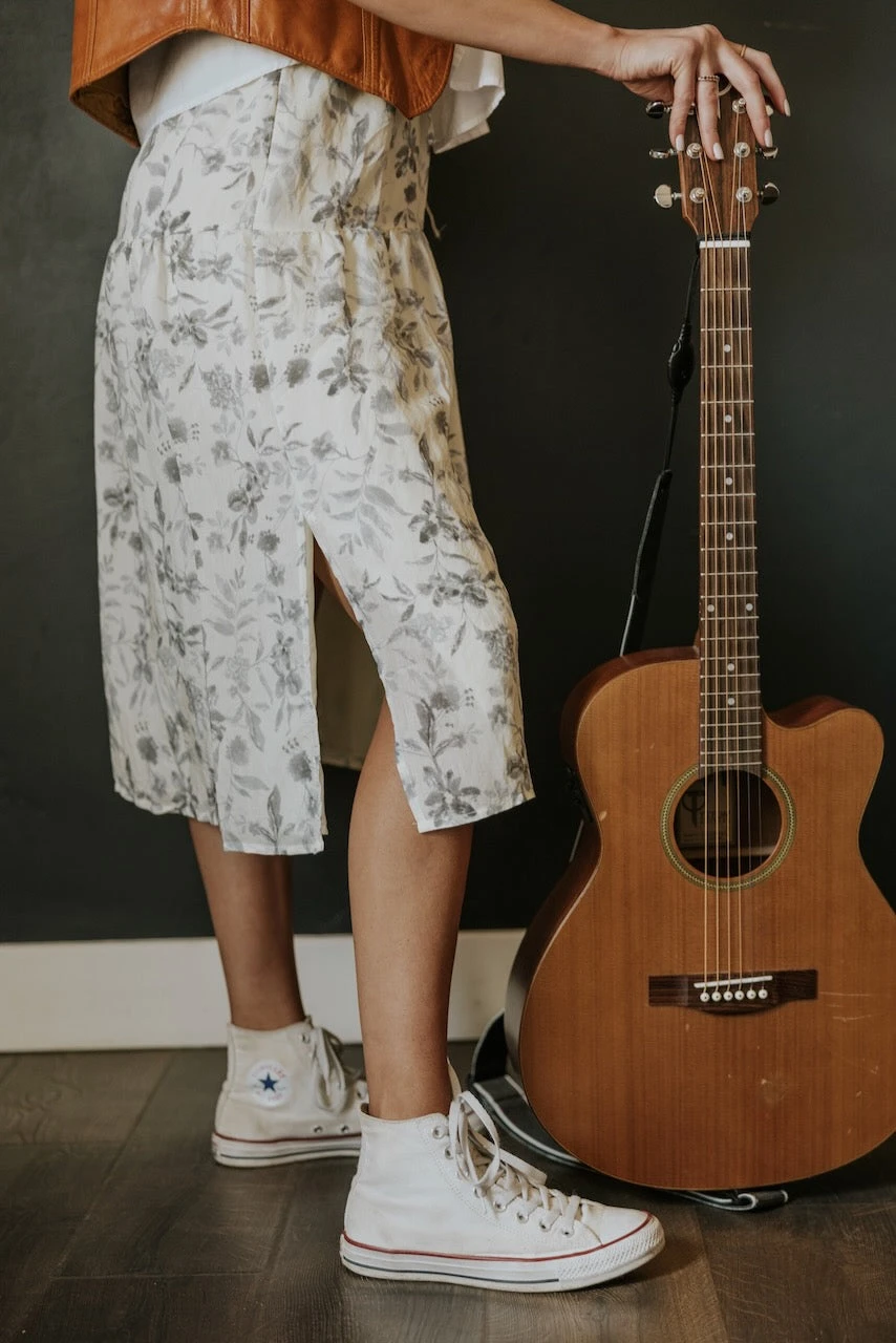 SALT Brookhaven Side Slit Tiered Skirt - Image 2