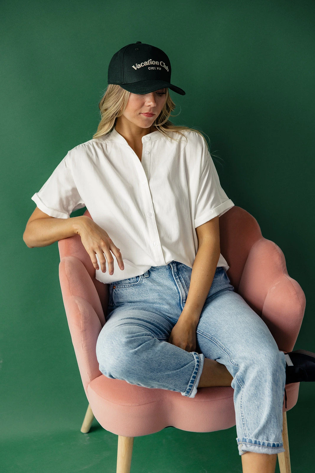 Tossinā Pennies Button Down Top