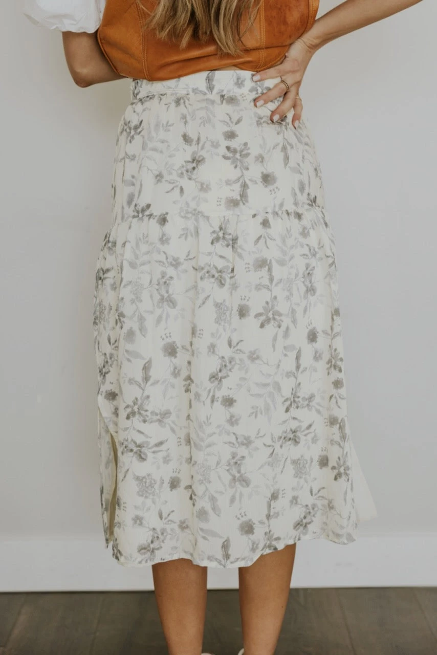 SALT Brookhaven Side Slit Tiered Skirt - Image 6