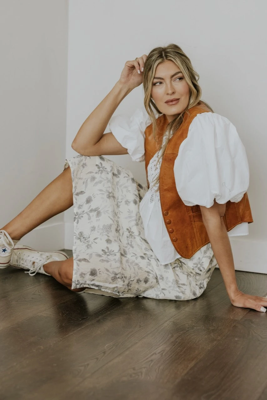 SALT Brookhaven Side Slit Tiered Skirt - Image 9