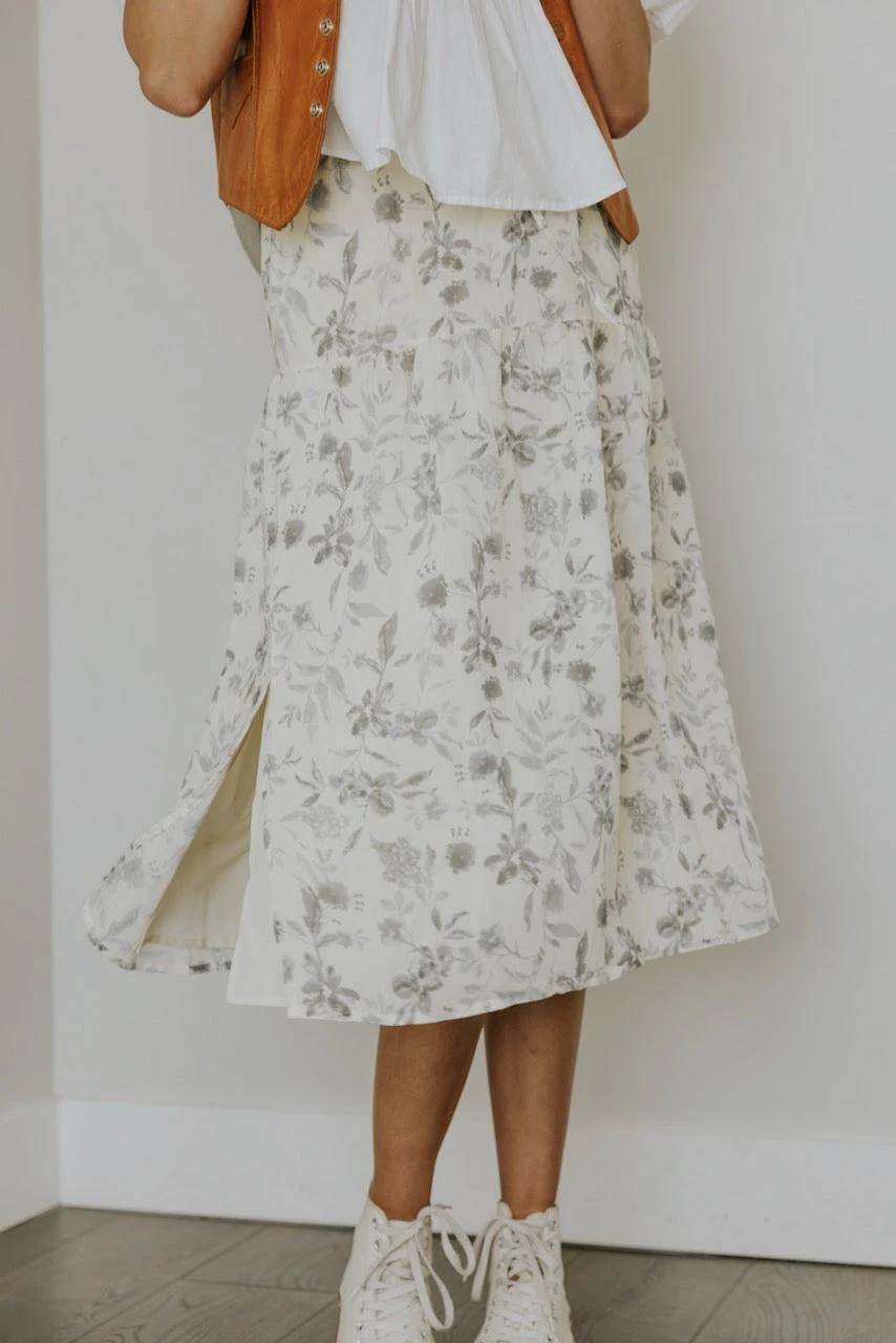 SALT Brookhaven Side Slit Tiered Skirt - Image 8