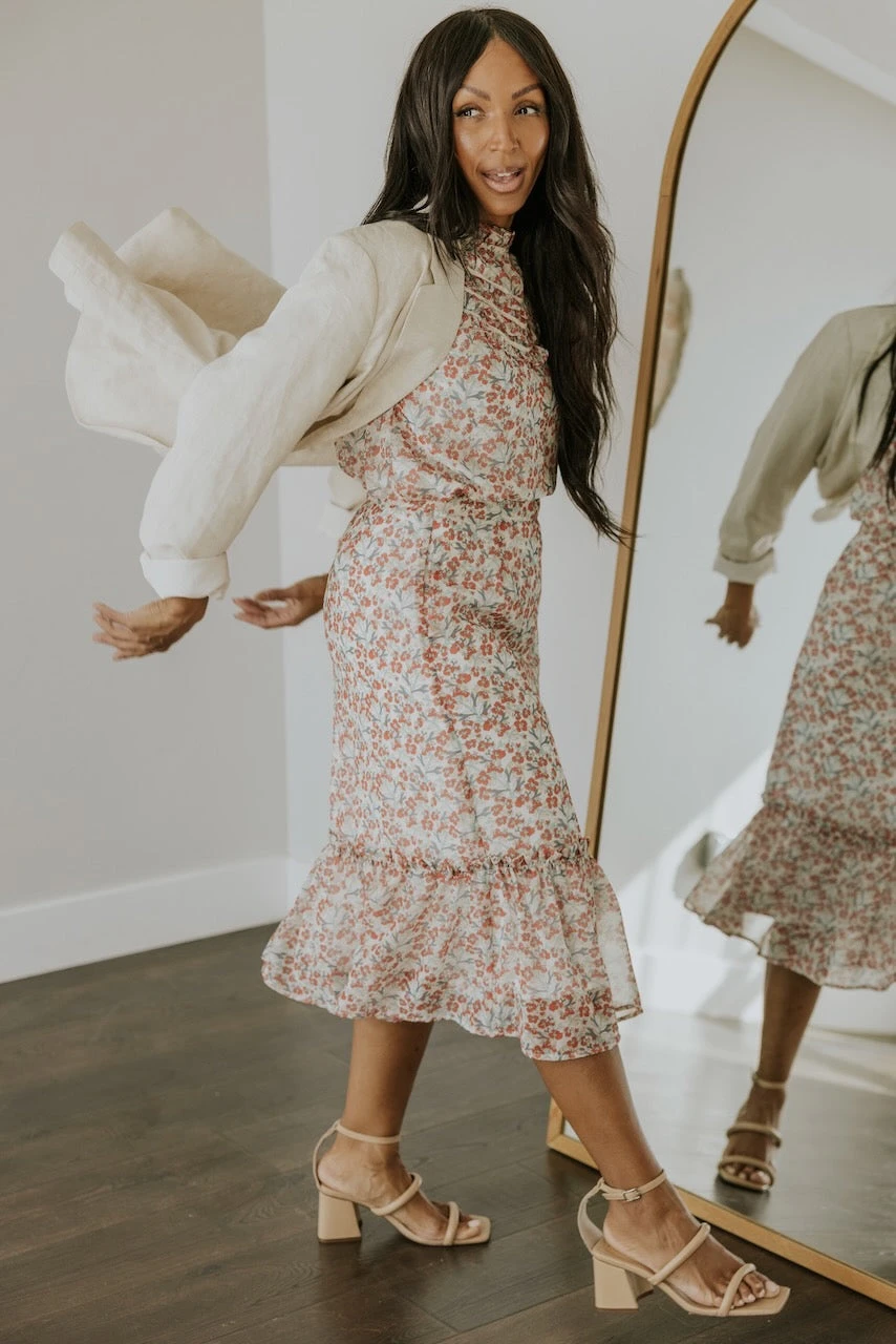 SALT Cressida Floral Ruffle Skirt - Image 16