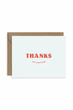 Thanks For Everything Card