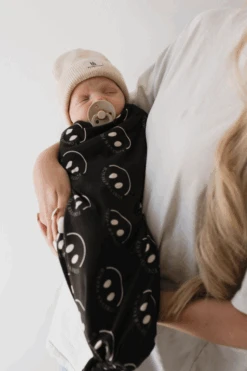 Infant Swaddle | FF Smile Charcoal