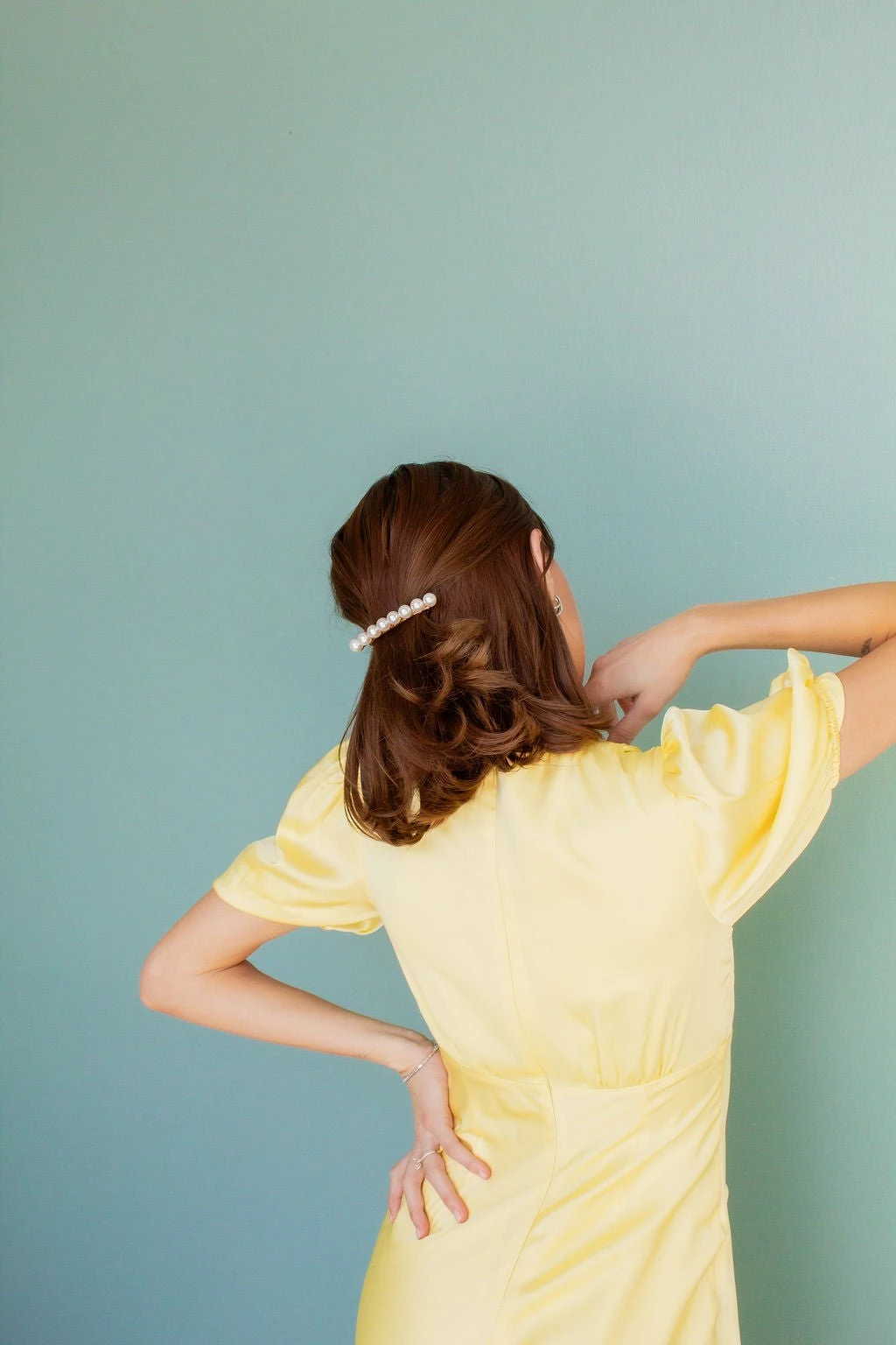 Classic Pearl Barrette - Image 4